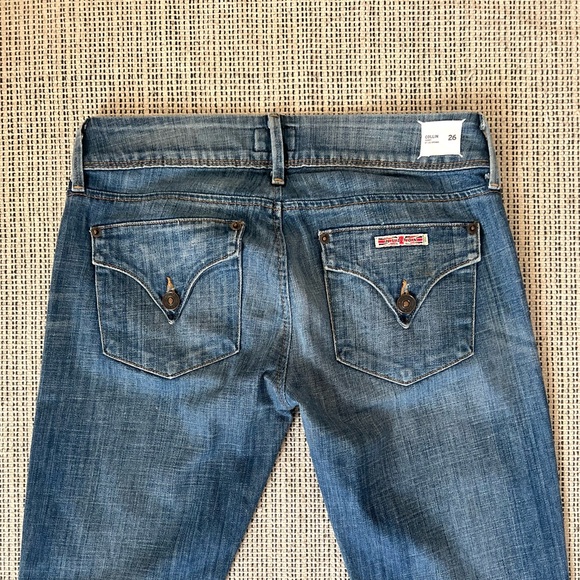 Hudson Low Rise Skinny Jeans Blue Denim Bleached - Picture 13 of 14